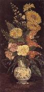 Vase with Asters ,Salvia and Other Flowers (nn04) Vincent Van Gogh